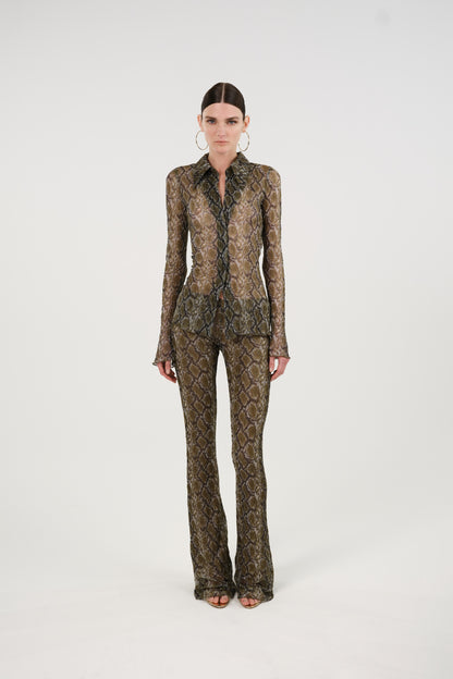 Snake Print Shirt