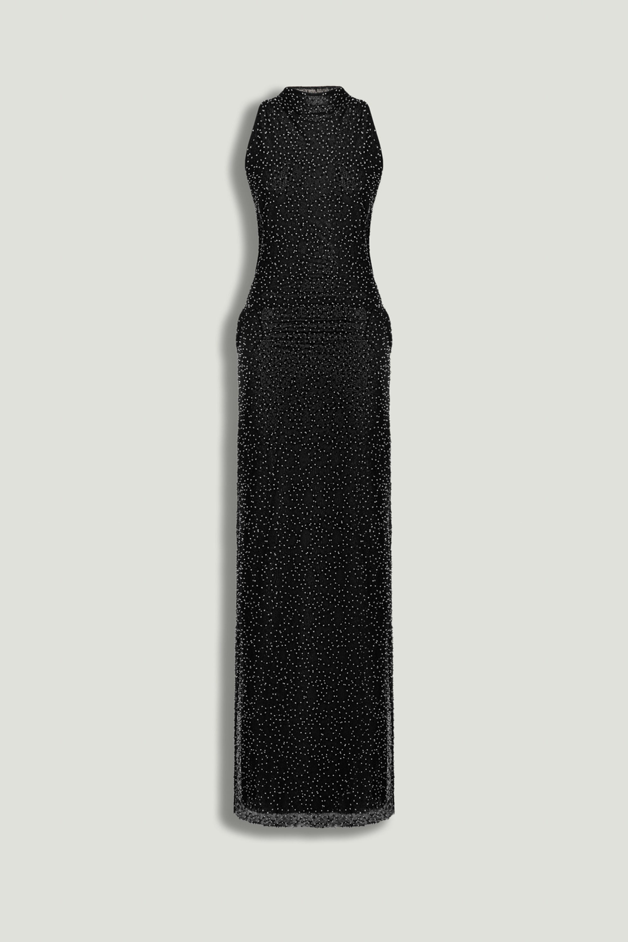 Stone-Embellished Maxi Dress