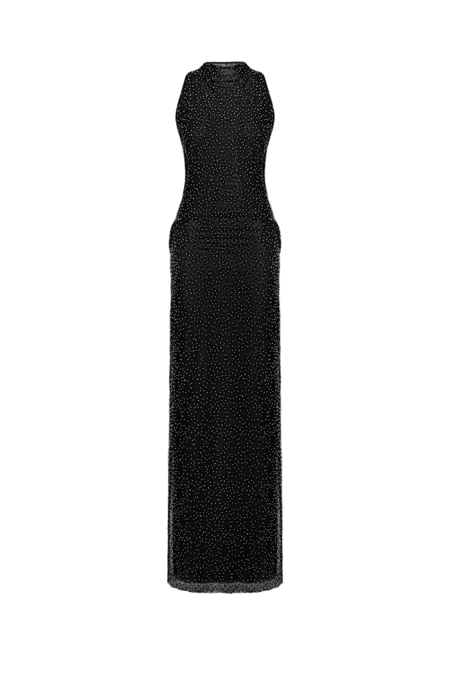 Stone-Embellished Maxi Dress