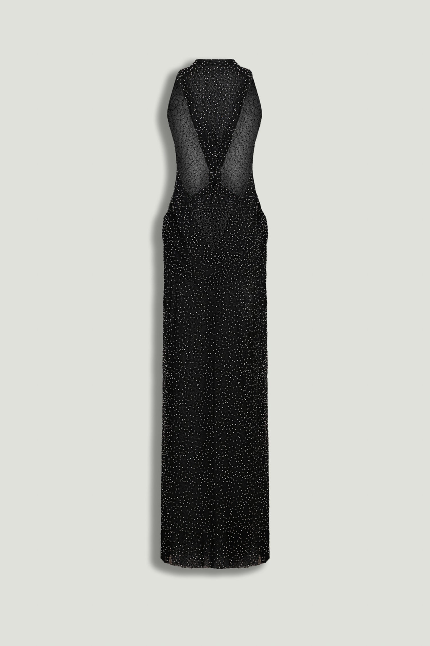 Stone-Embellished Maxi Dress