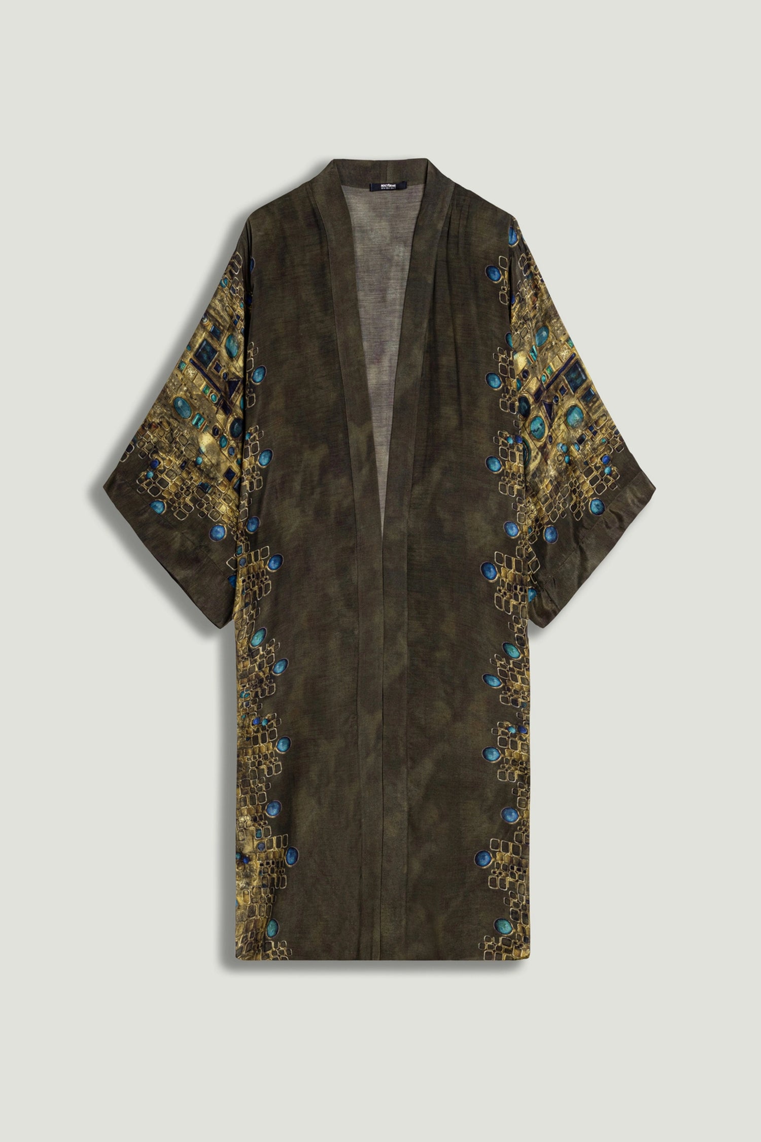 Printed Long Kimono