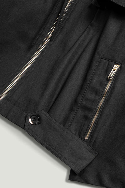 Hooded Short Trench Jacket