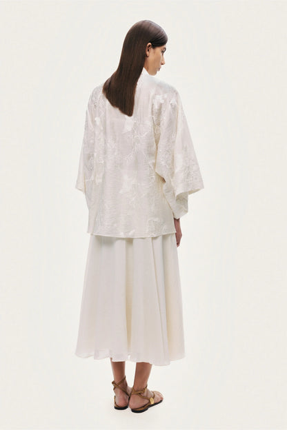Textured Jacquard Kimono