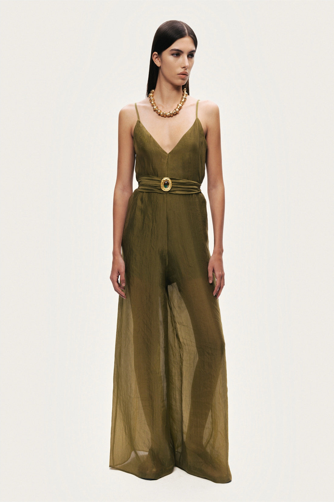 Strappy Wide-Leg Jumpsuit