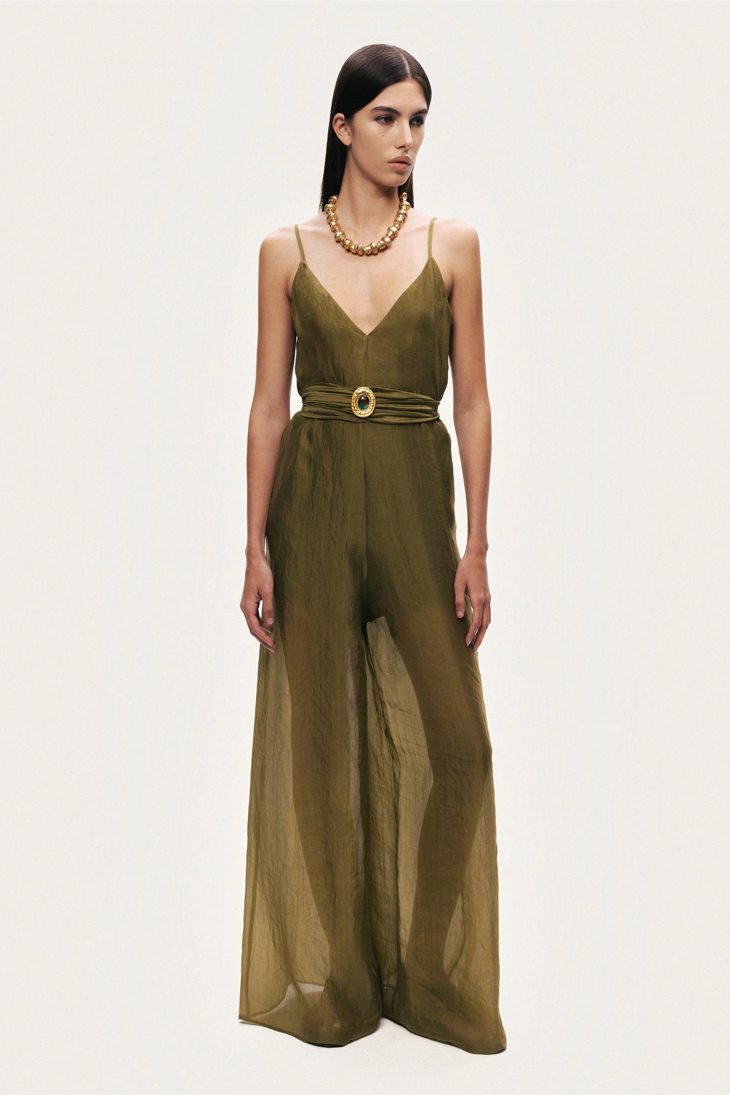 Strappy Wide-Leg Jumpsuit