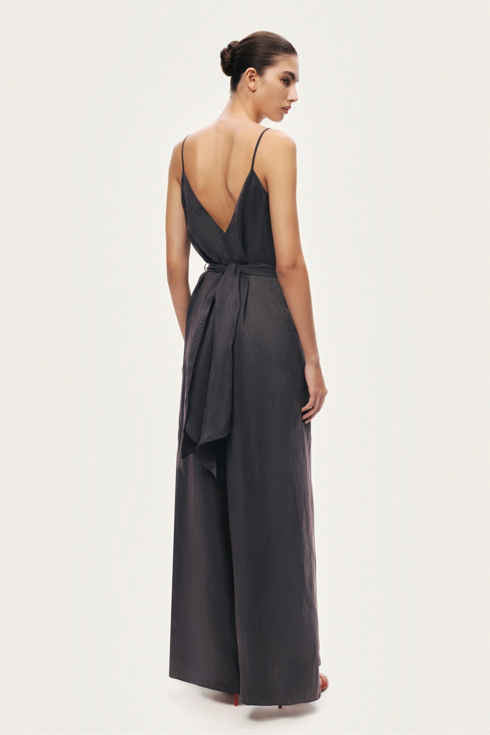 V-Neck Spaghetti Strap Jumpsuit