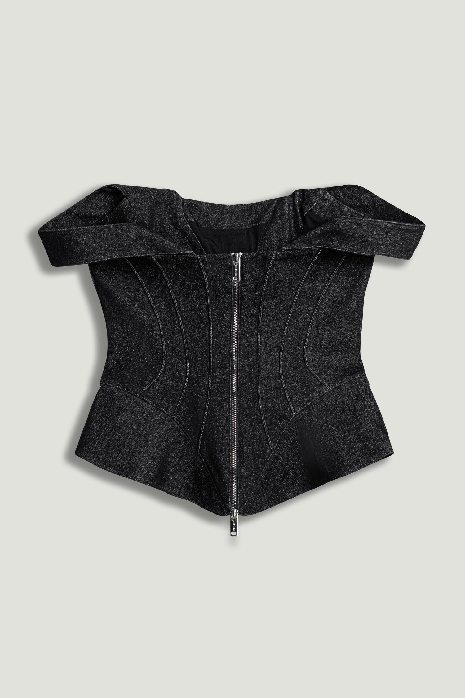 Off-Shoulder Sculpted Bustier – Nocturne Off-Shoulder Sculpted Bustier – Nocturne