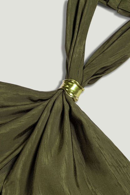 Twist Halter Neck Bustier