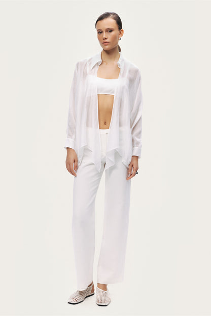 Tie-Detail Shirt