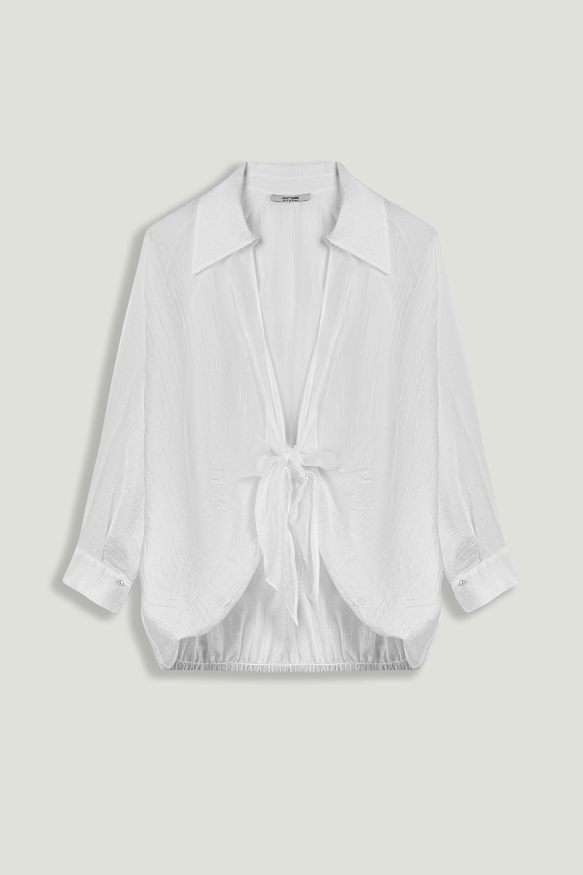 Tie-Detail Shirt