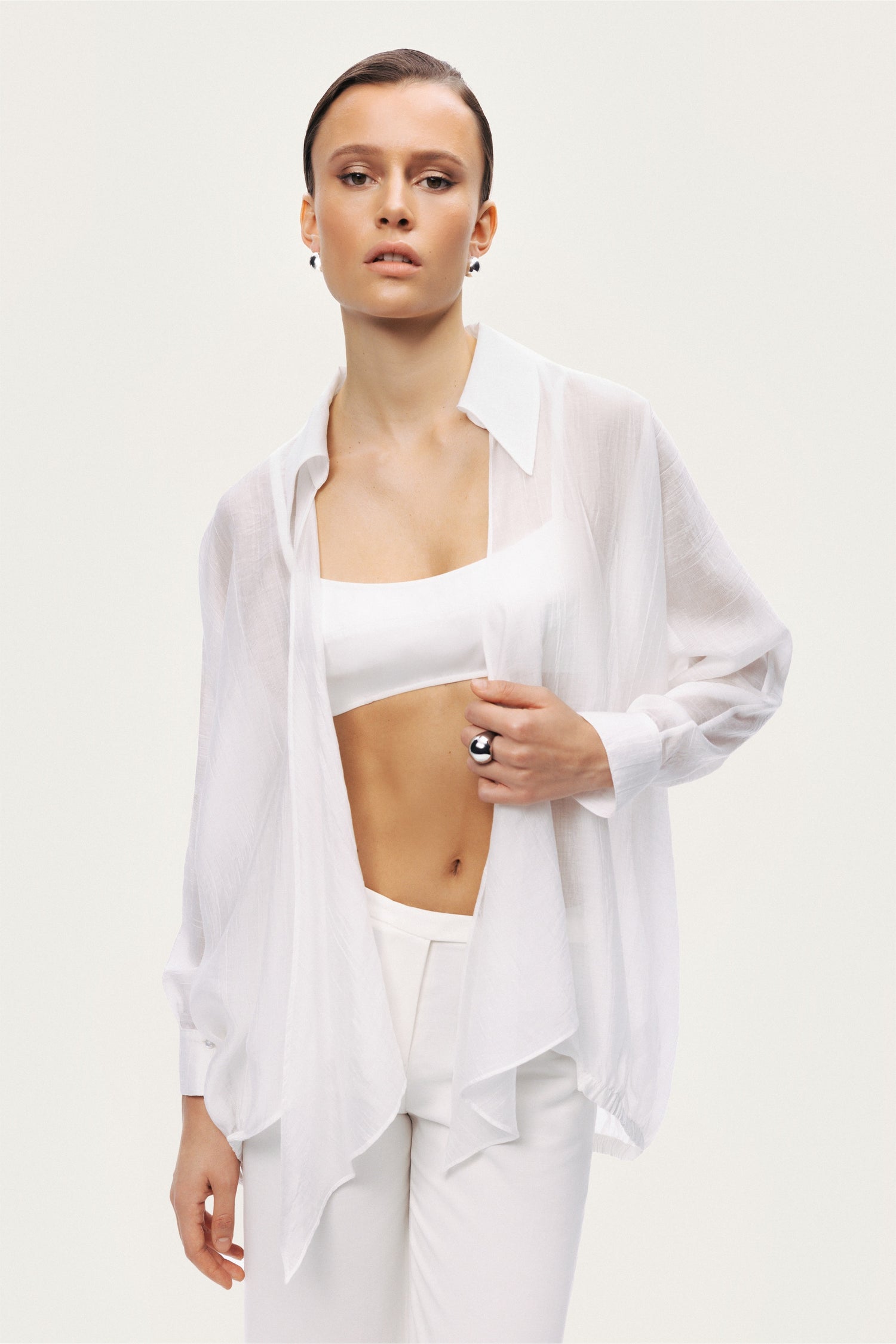 Tie-Detail Shirt