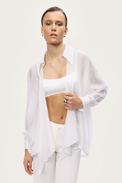Tie-Detail Shirt