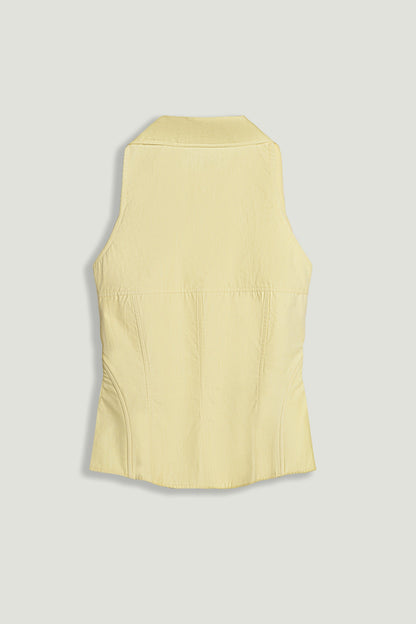 Sleeveless Sculpted Shirt