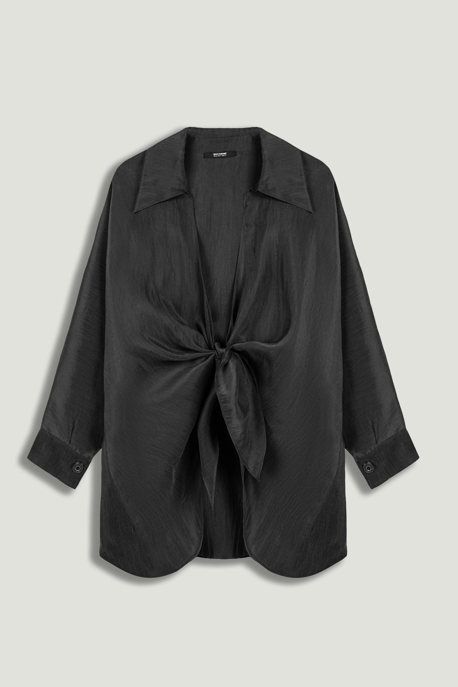 Front-Tie Longline Shirt
