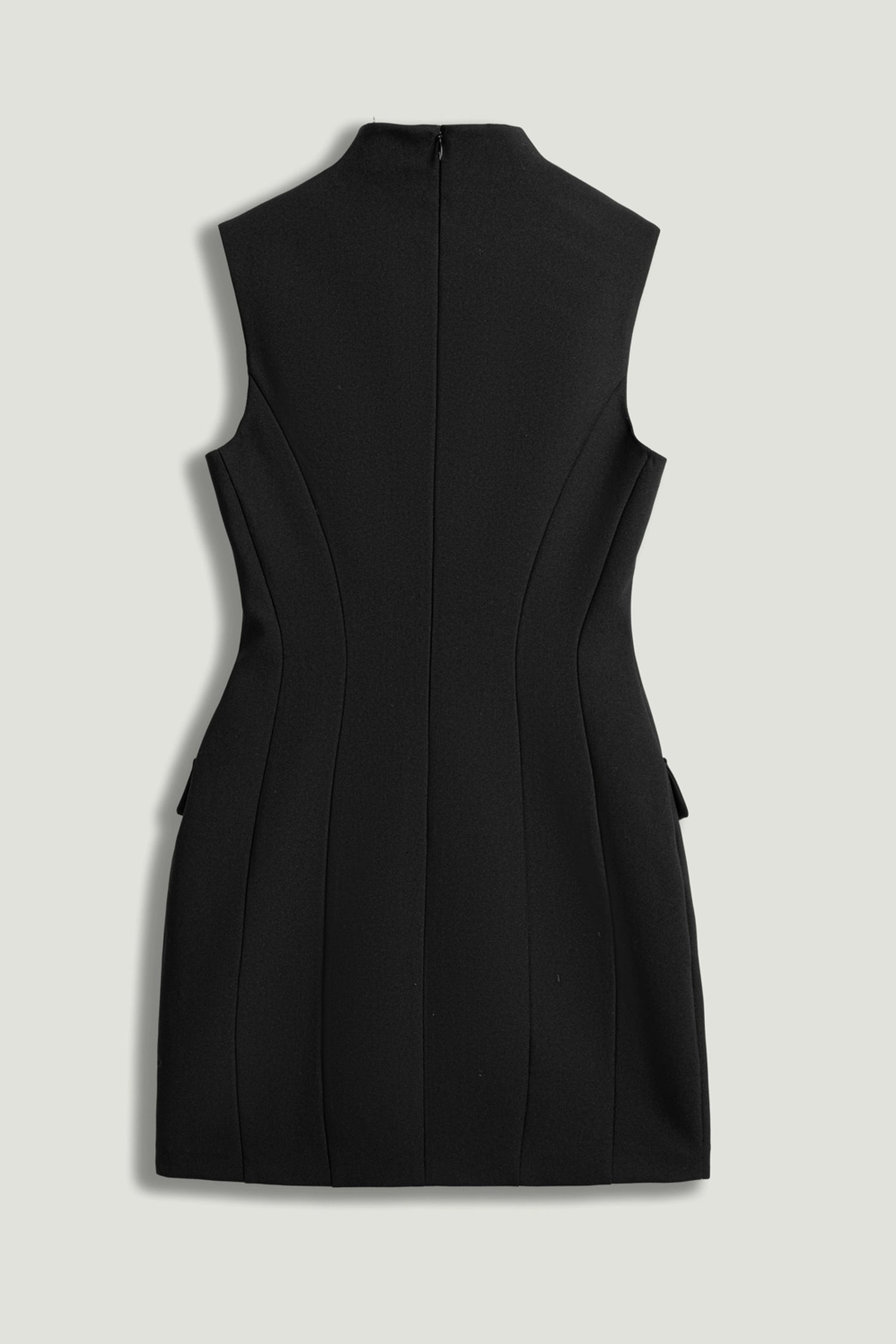tailored mini dress black boohoo Women's Tailored A-line Mini Dress in Black | Size: 10