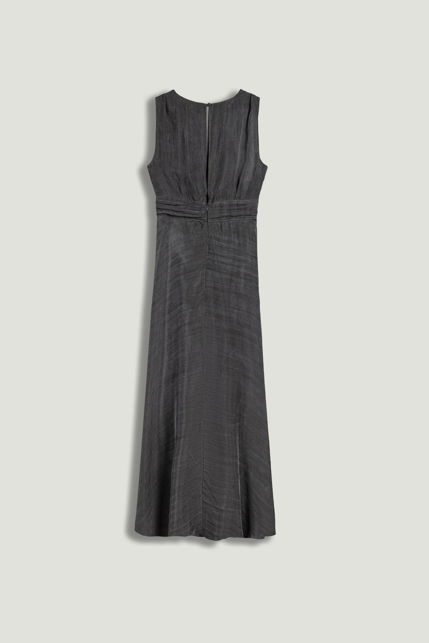 V-Neck Sleeveless Midi Dress