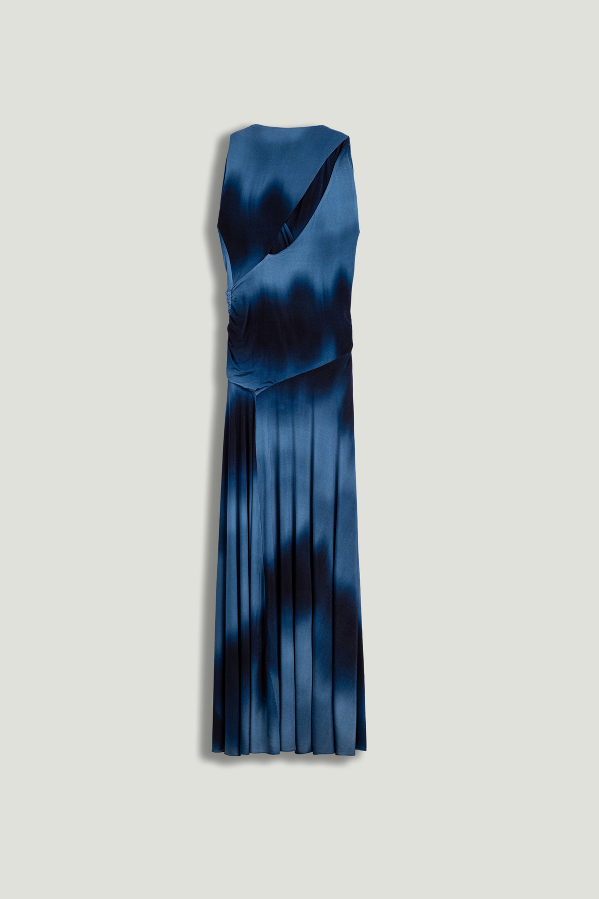 Draped Asymmetric Maxi Dress – Nocturne