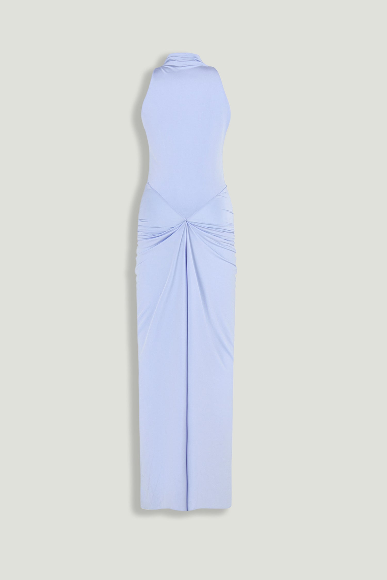 ruched halter neck maxi dress Draped Halter Neck Ruched Maxi Dress – Nocturne