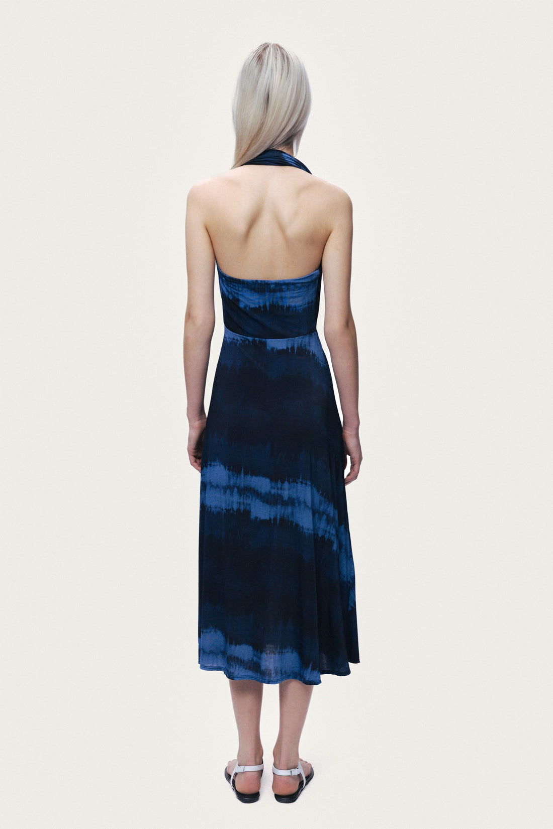 Printed Sleeveless Maxi Dress