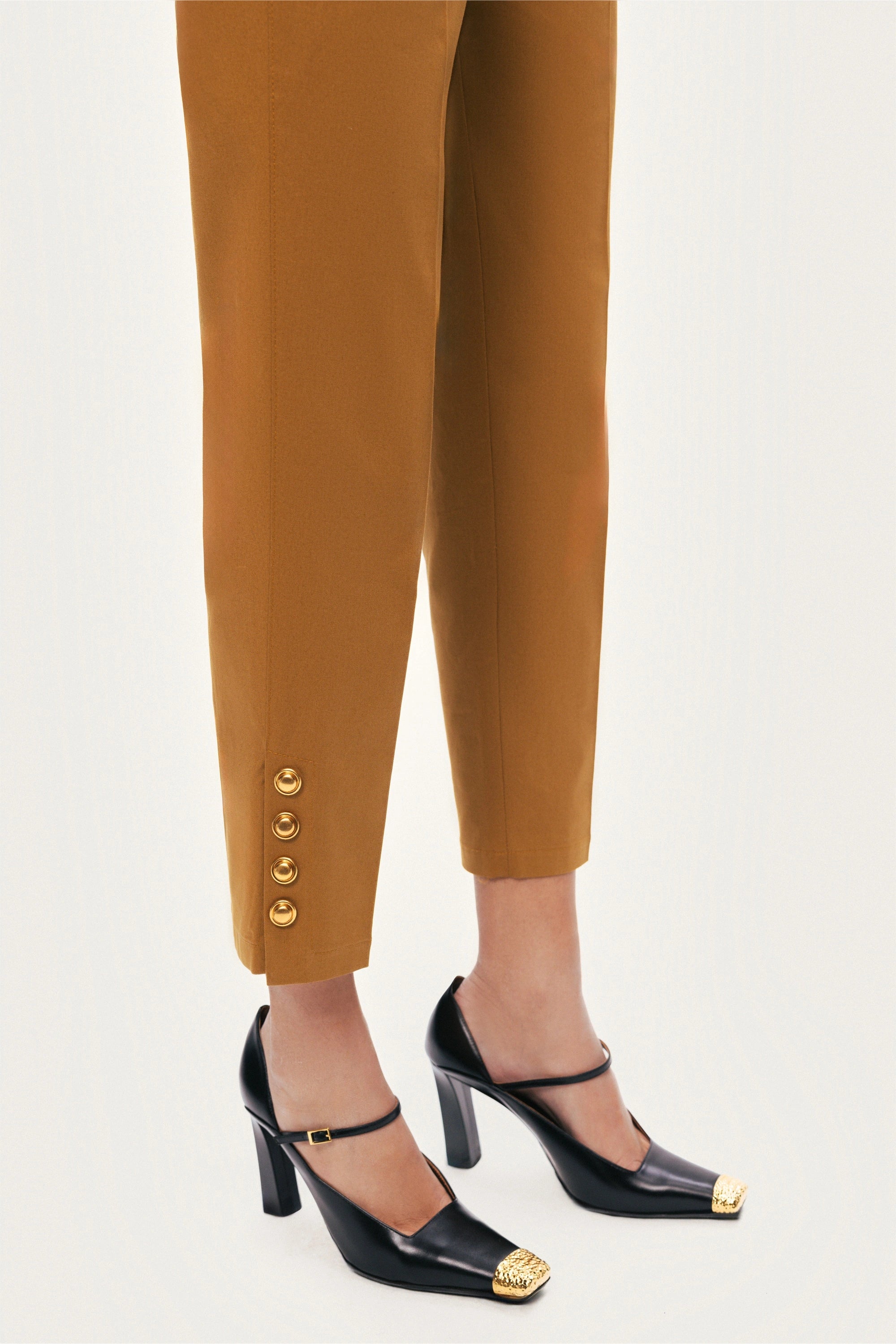 Tailored Ankle-Length Pants