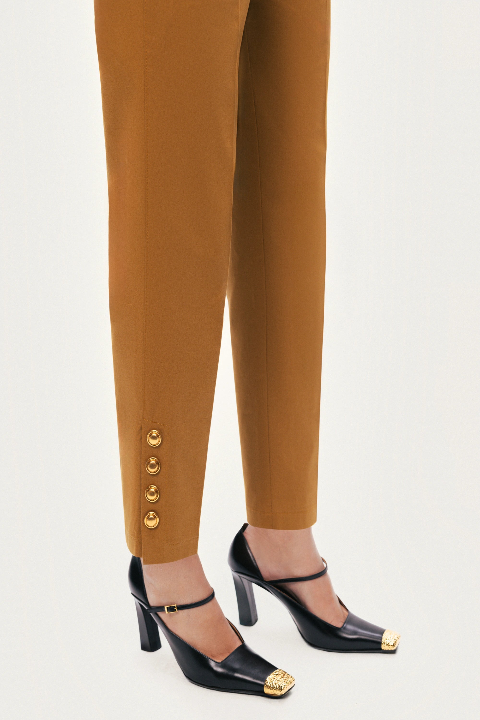 Tailored Ankle-Length Pants
