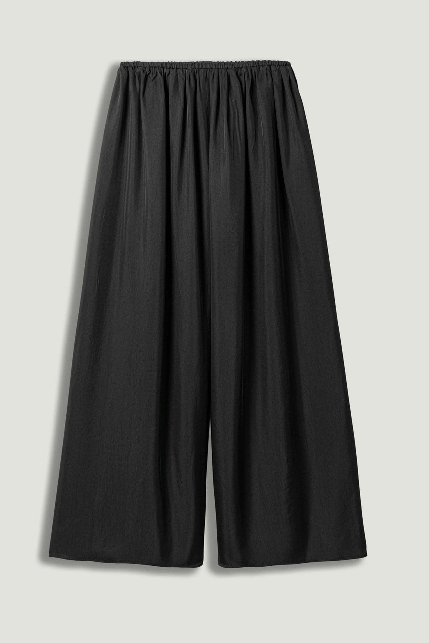 Elasticated Wide-Leg Pants
