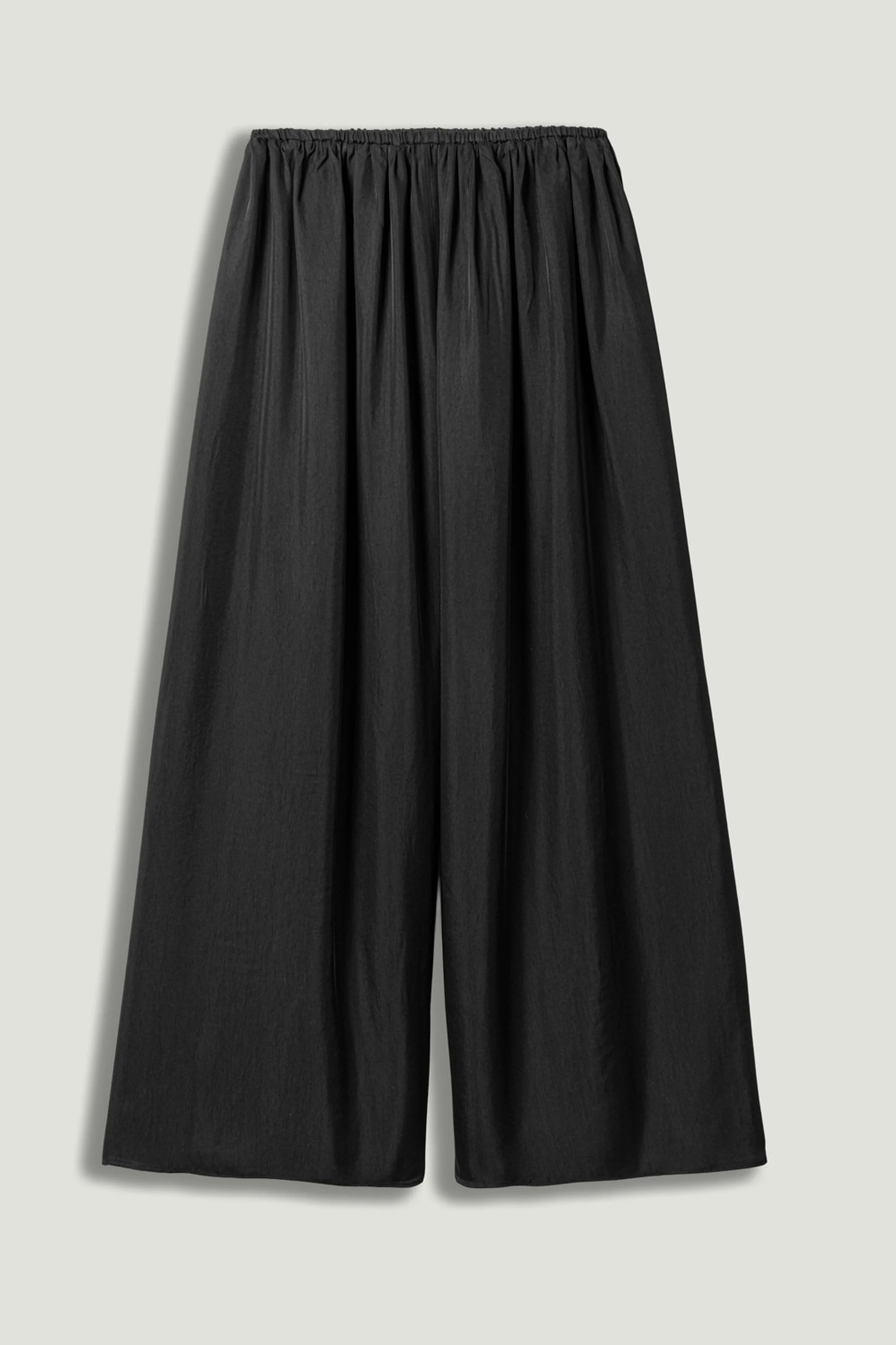 Elasticated Wide-Leg Pants