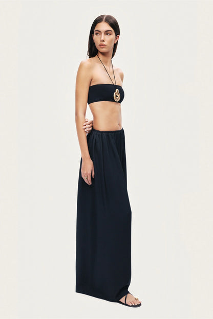 Elasticated Wide-Leg Pants