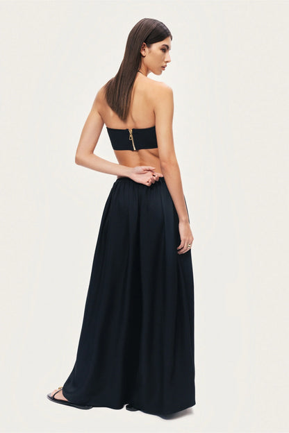 Elasticated Wide-Leg Pants