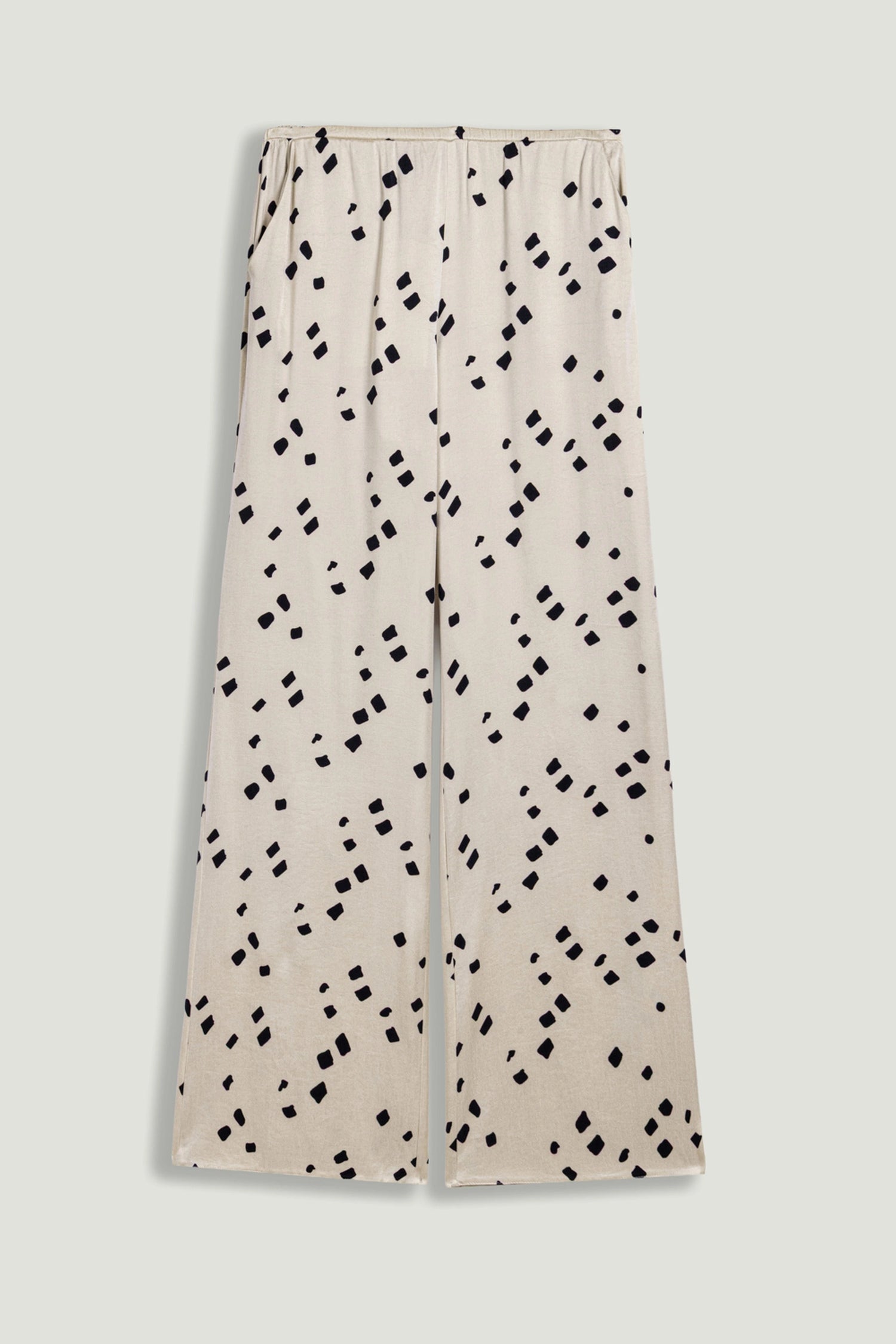 Printed Wide-Leg Pants