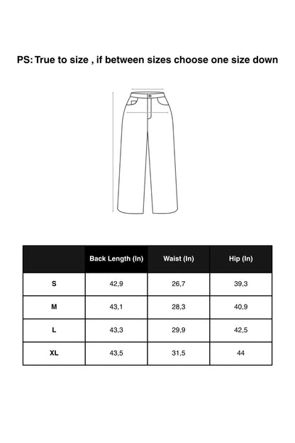 Printed Wide-Leg Pants