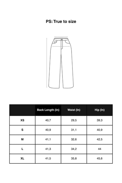 Cut-Out Waist Wide-Leg Pants