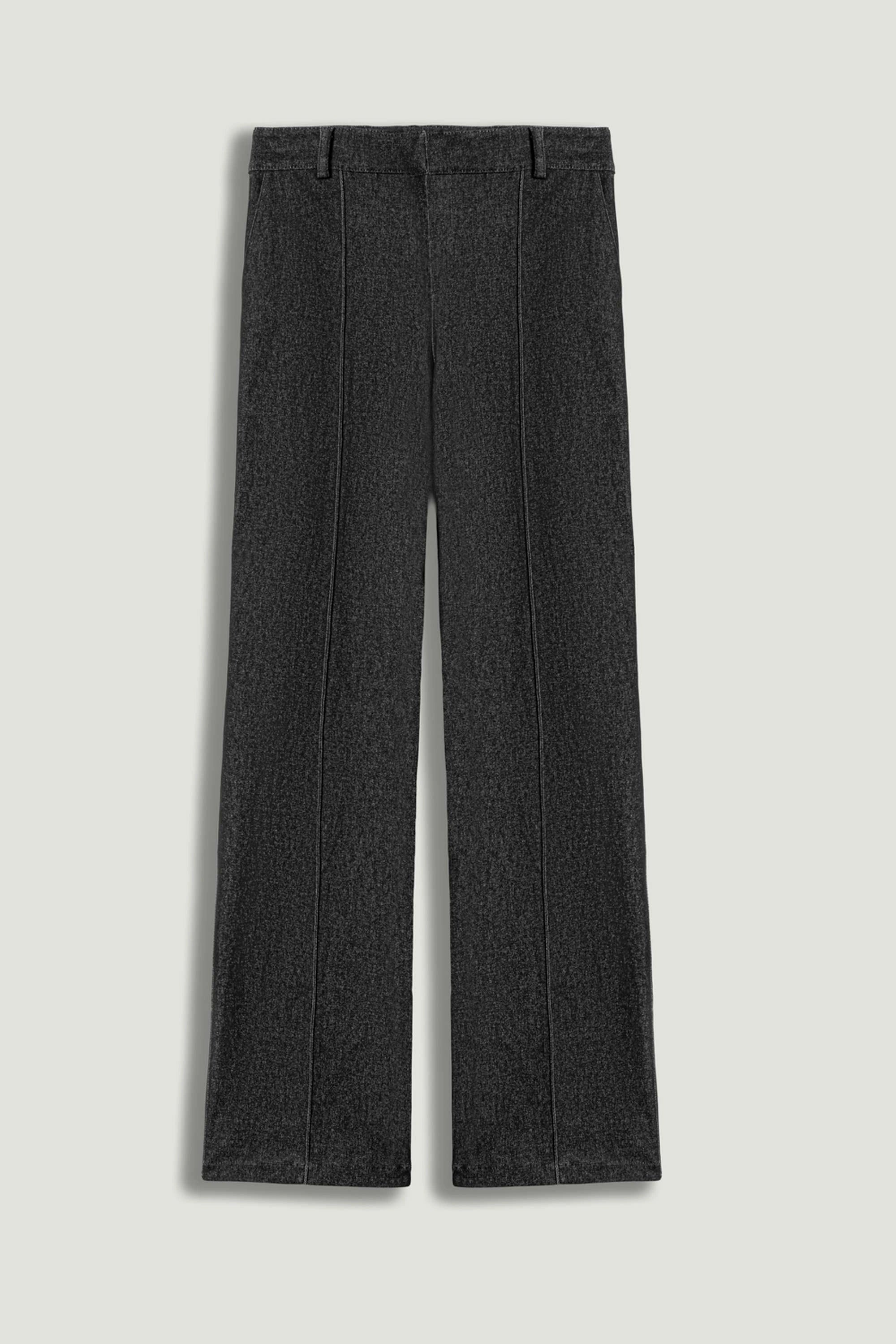 High-Rise Tailored Straight-Leg Pants