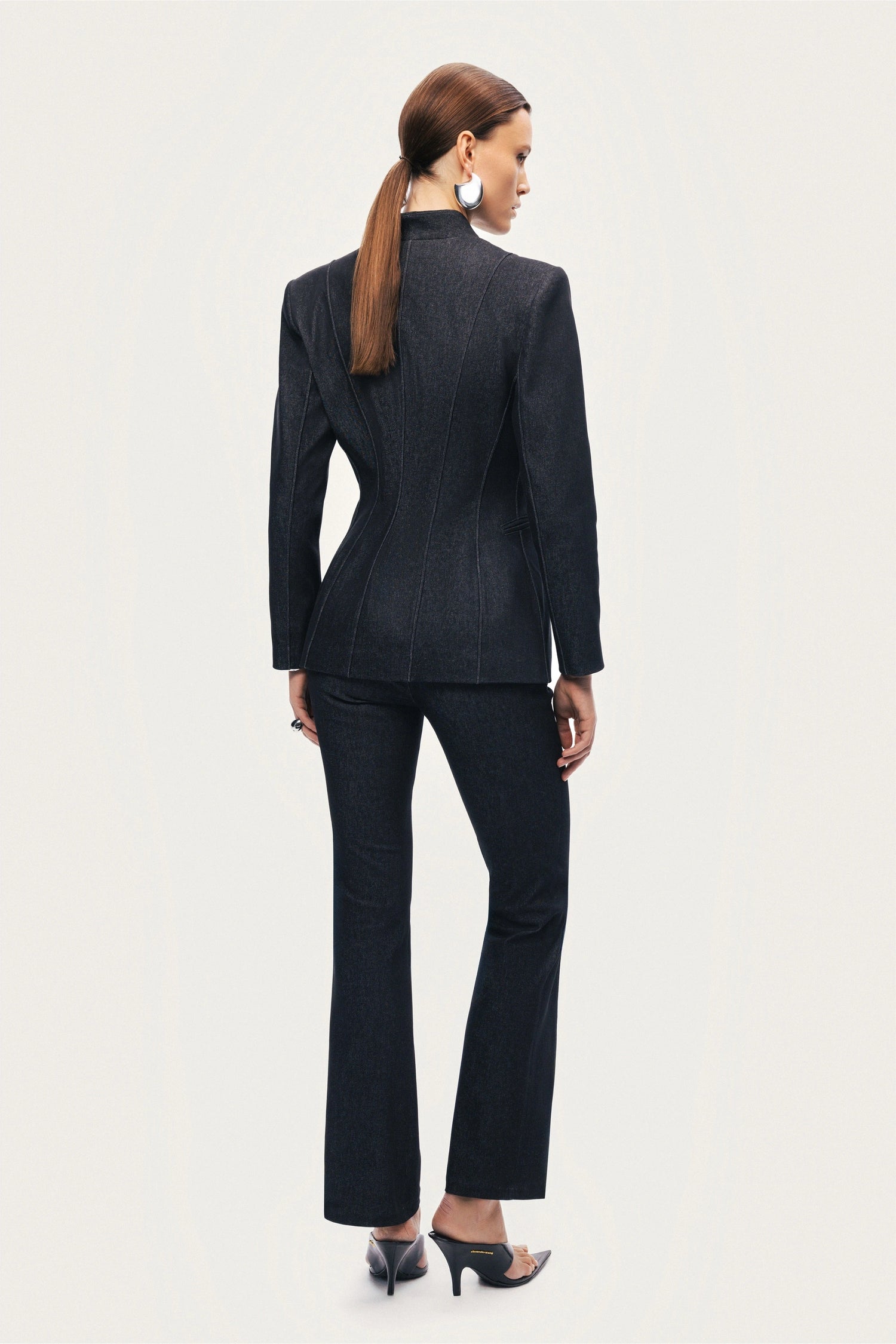 straight leg dress pants women High-Rise Tailored Straight-Leg Pants – Nocturne