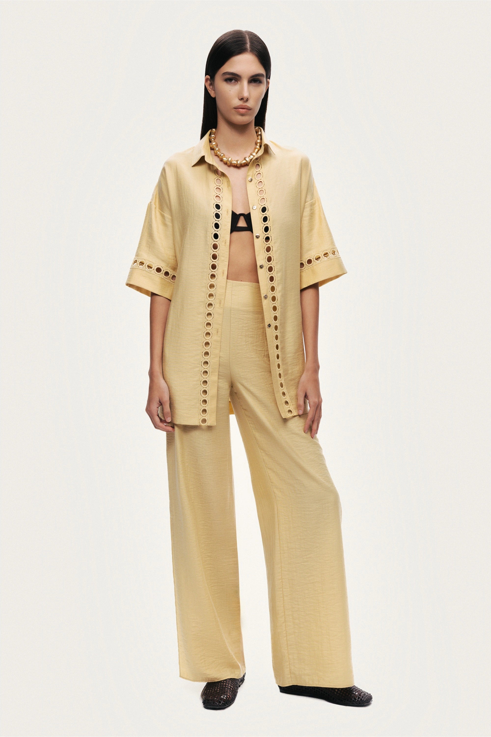 Relaxed Straight-Leg Pants