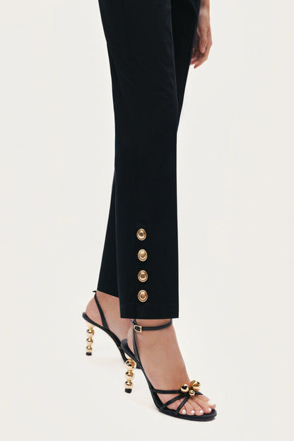 Gold Button Detail Pants