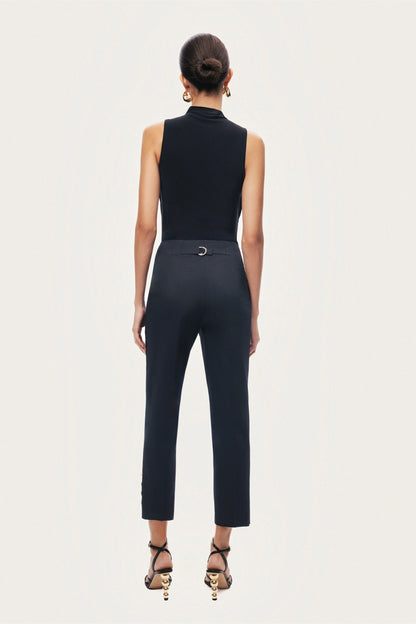 Gold Button Detail Pants