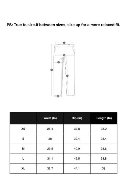 Gold Button Detail Pants