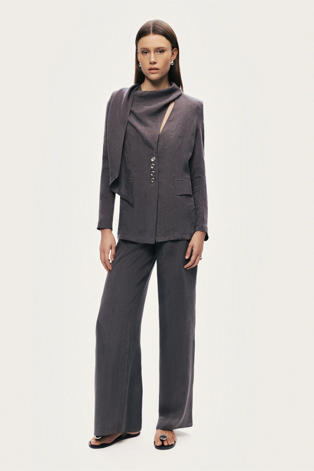 Relaxed Wide-Leg Pants