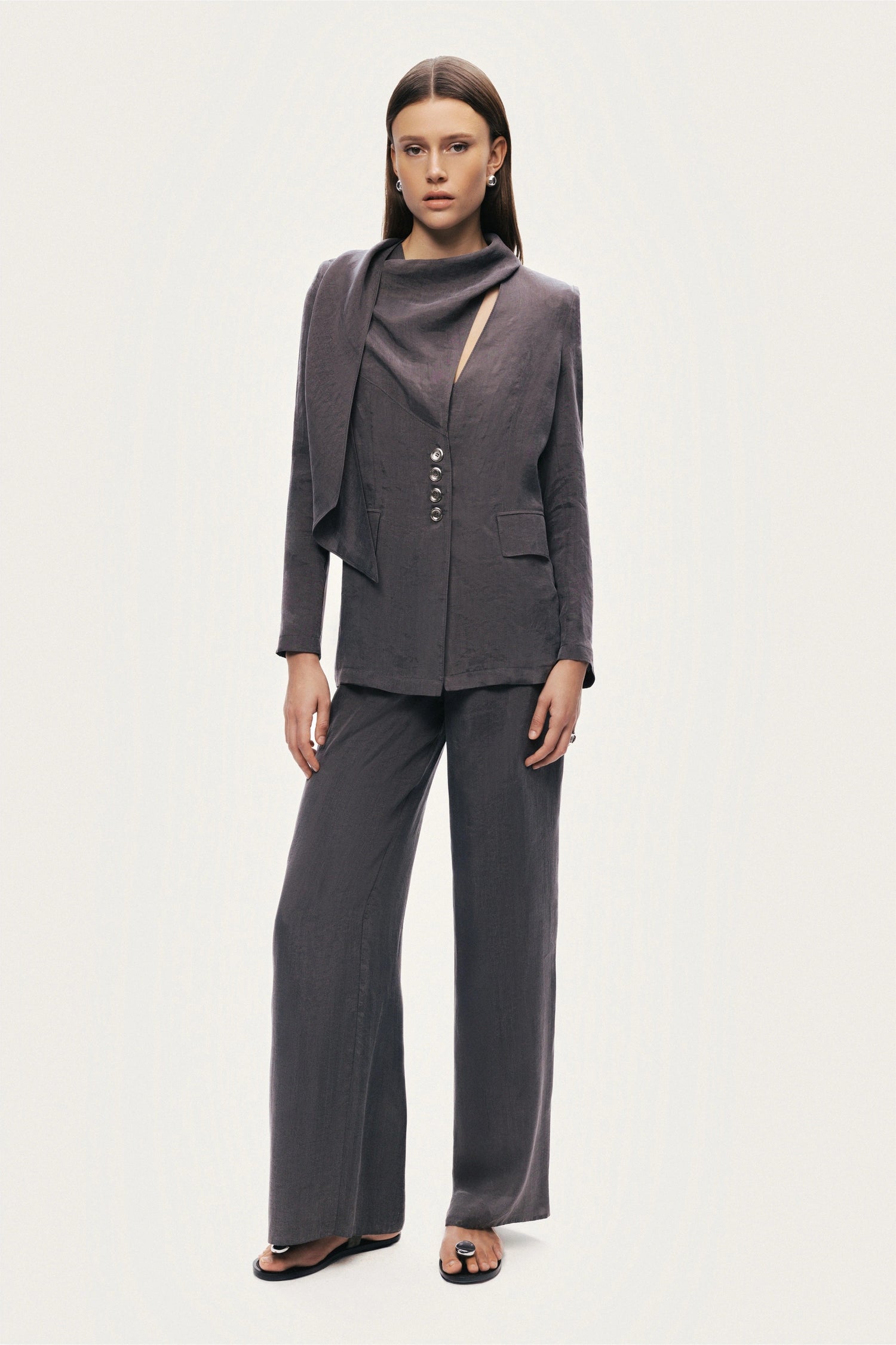 Relaxed Wide-Leg Pants