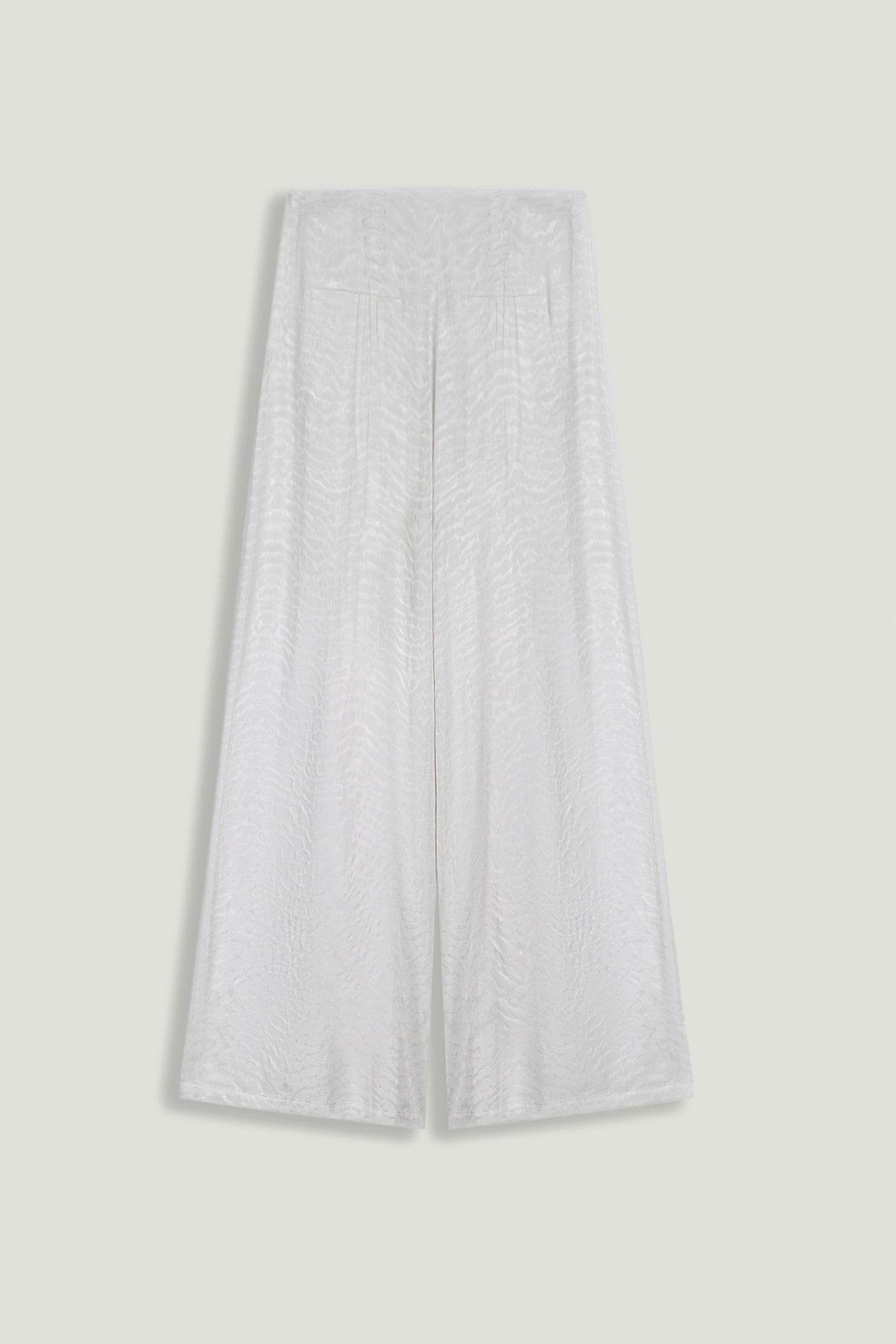 Lace-Up Wide-Leg Pants