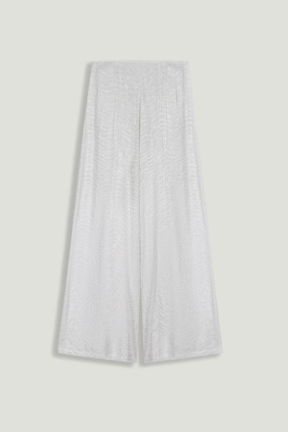 Lace-Up Wide-Leg Pants