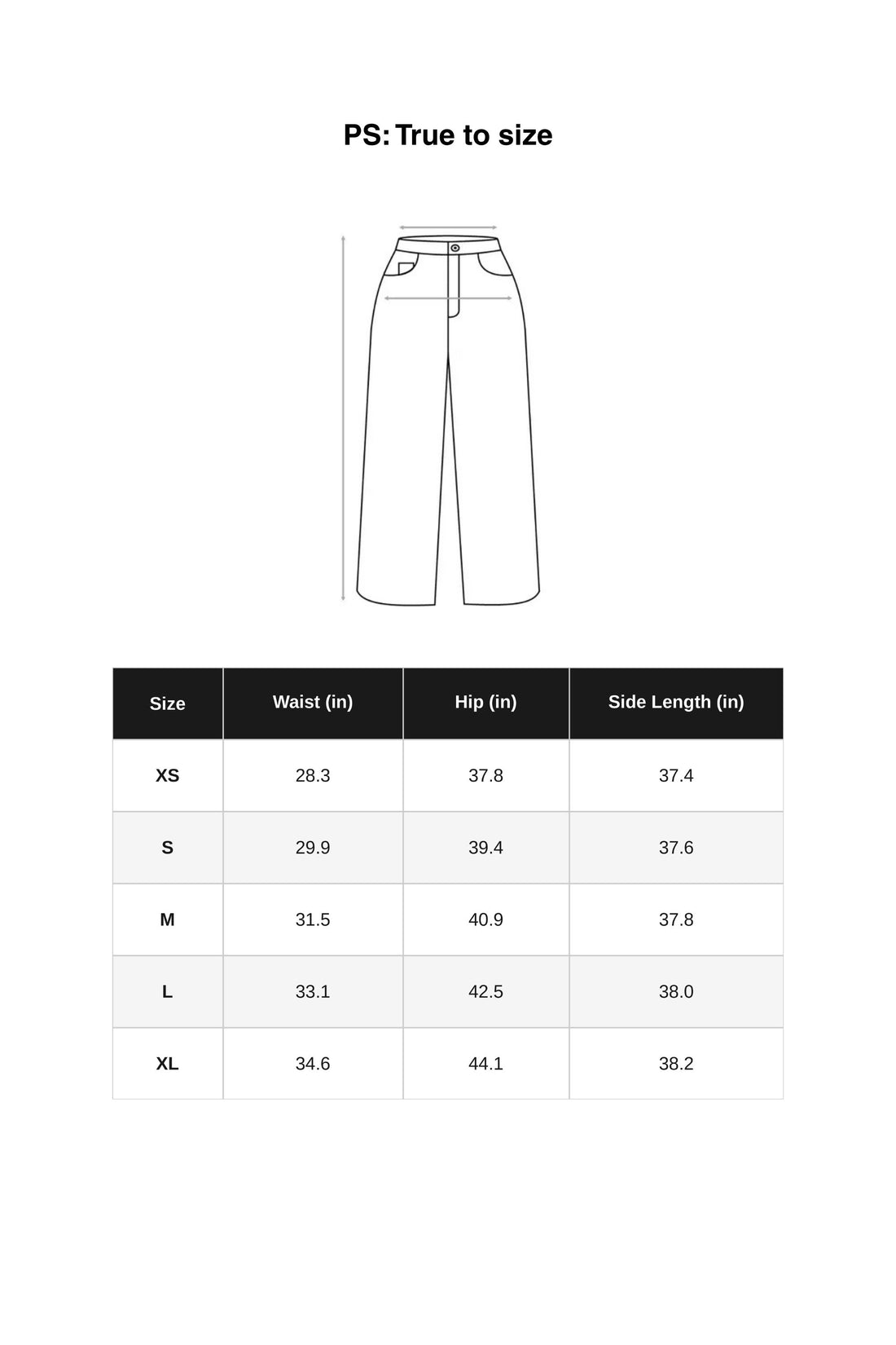 Waist-Panel Trousers