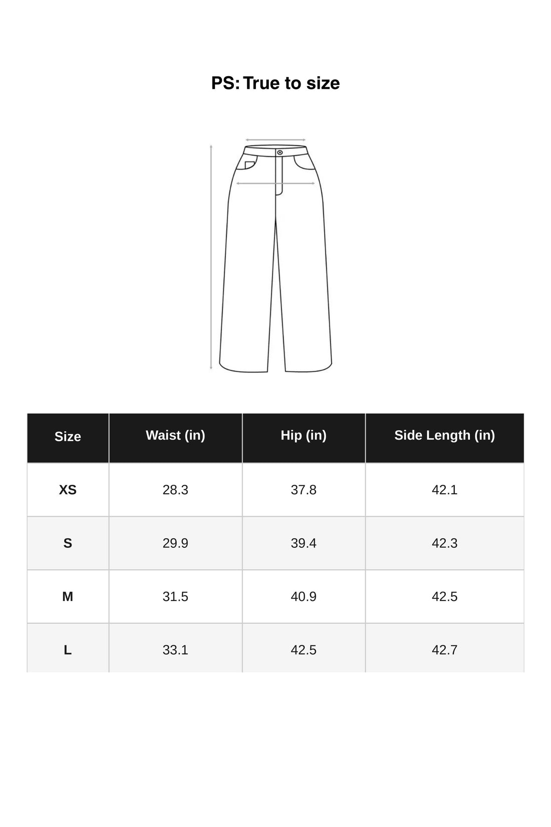 Pocket Detail Trousers