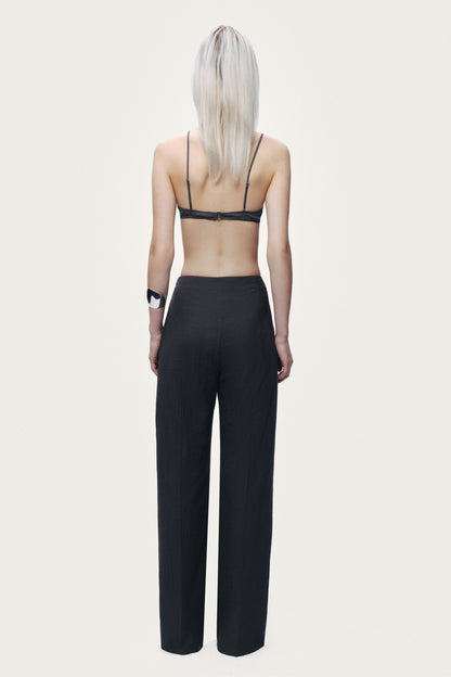 Wide-Leg Fluid Pants