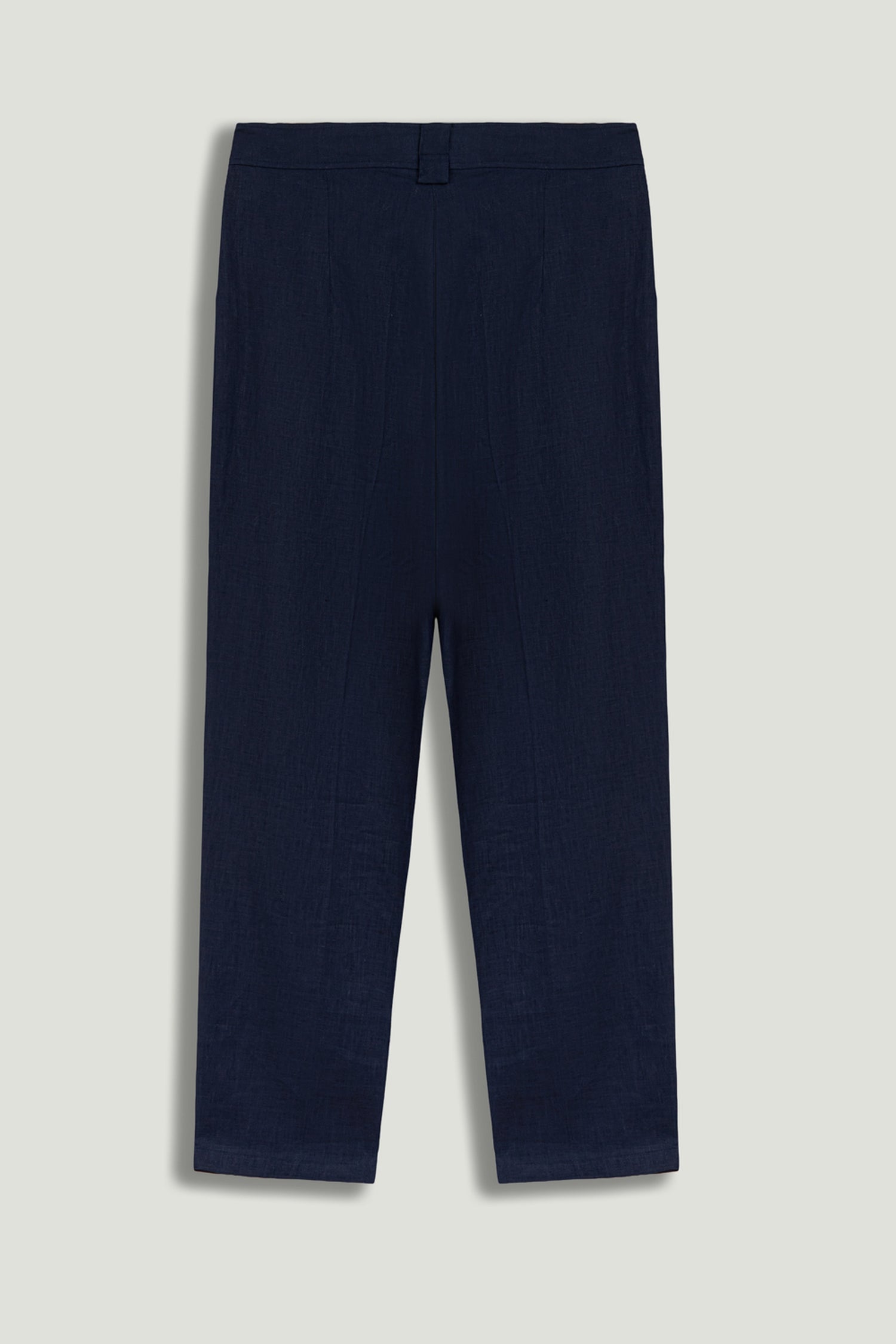 Pleat Front Tapered Trousers