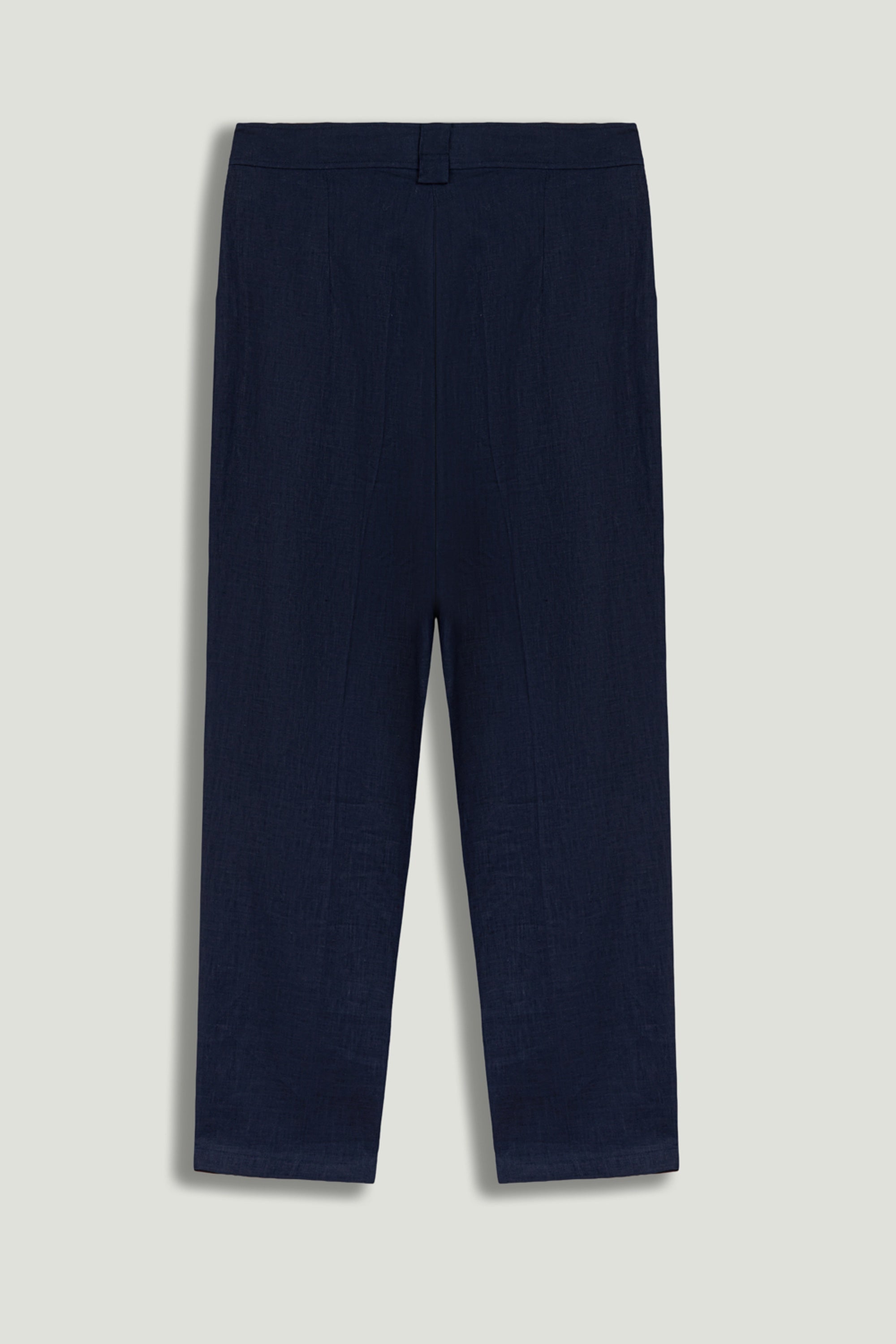 Pleat Front Tapered Trousers