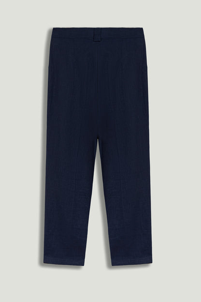 Pleat Front Tapered Trousers