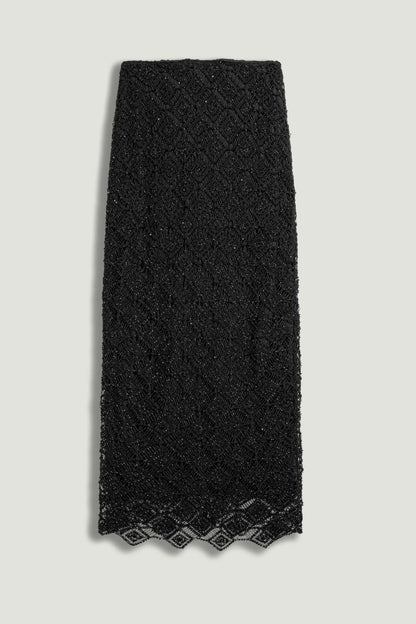 Lace Midi Skirt