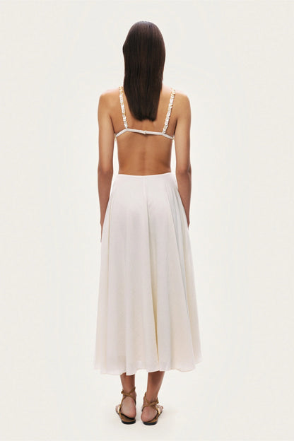 Flowy High-Waisted Midi Skirt